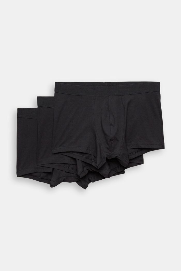 Pánské elastické šortky z bavlny, multipack, NAVY, detail image number 1