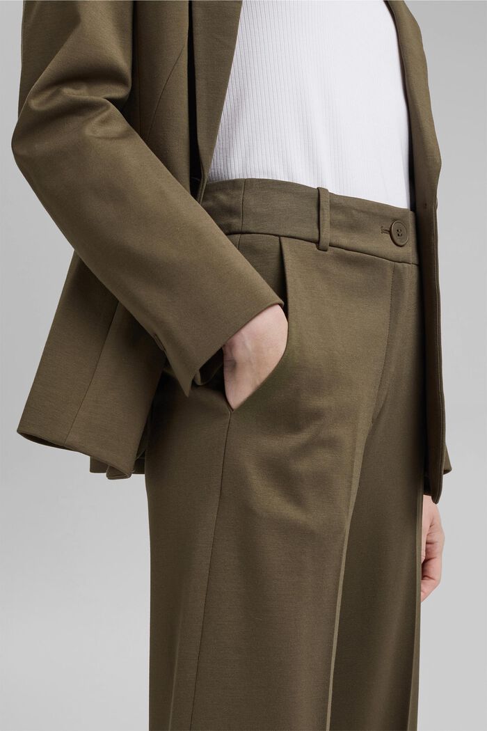 SPORTY PUNTO mix & match kalhoty s rovnými nohavicemi, DARK KHAKI, detail image number 0
