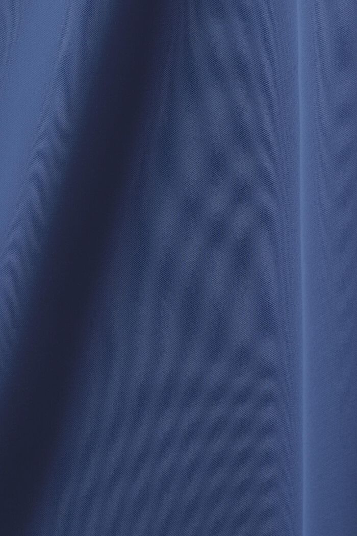 Saténové midi šaty prádlového střihu, GREY BLUE, detail image number 6
