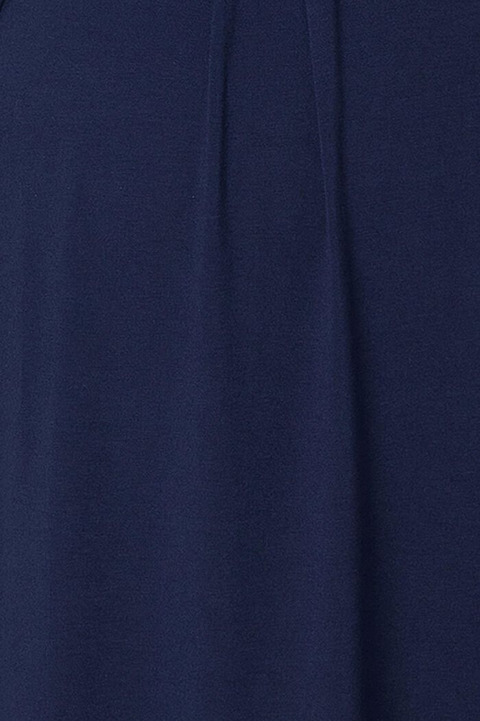 MATERNITY žerzejové šaty se špičatým výstřihem, DARK NAVY, detail image number 4