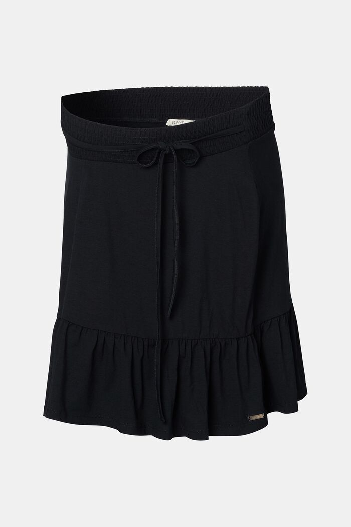 Žerzejová sukně, LENZING™ ECOVERO™, BLACK, detail image number 4