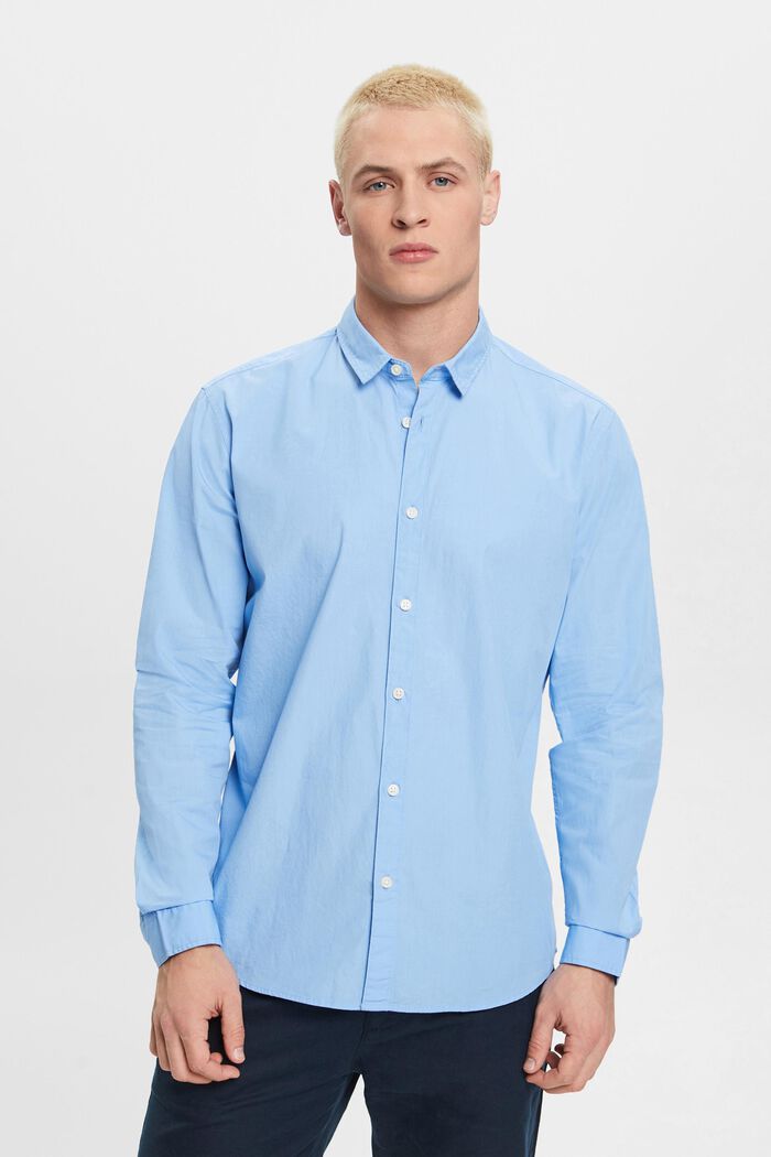 Košile Slim Fit z udržitelné bavlny, LIGHT BLUE, detail image number 0