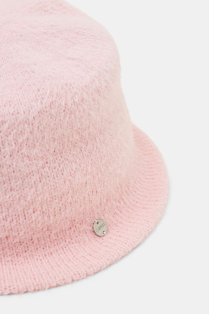 Pletený klobouk bucket hat, PASTEL PINK, detail image number 1
