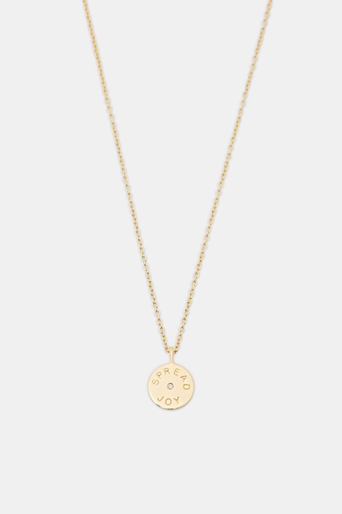 Diamantový náhrdelník se sterlingovým stříbrem, GOLD, detail image number 0