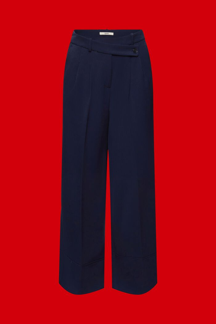 Kalhotová sukně s příměsí viskózy, NAVY, detail image number 6
