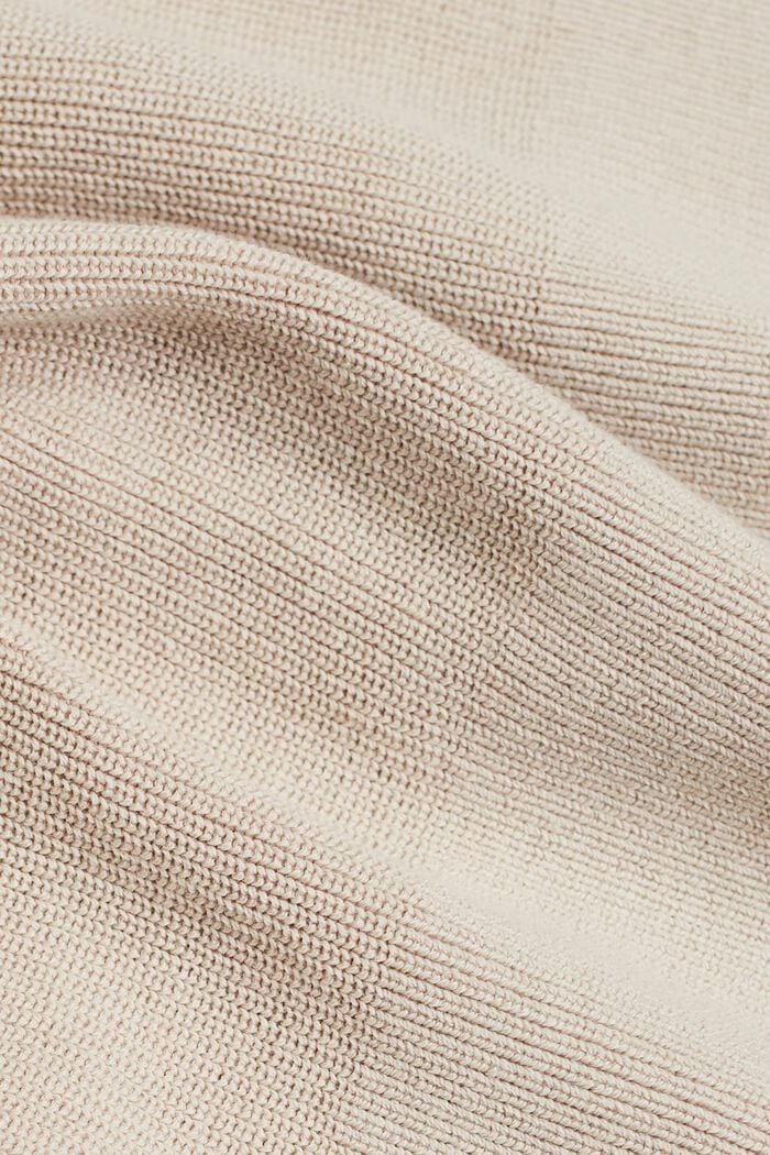 Pulovr s netopýřími rukávy, 100 % bavlna, PASTEL GREY, detail image number 4