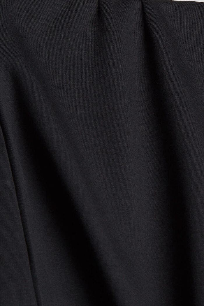 Mini sukně z kompaktní teplákoviny, BLACK, detail image number 4