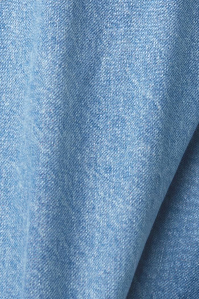 Denimová bunda z čisté bavlny, BLUE MEDIUM WASHED, detail image number 6