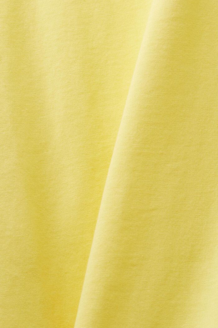 Bavlněné tričko, LIGHT YELLOW, detail image number 6