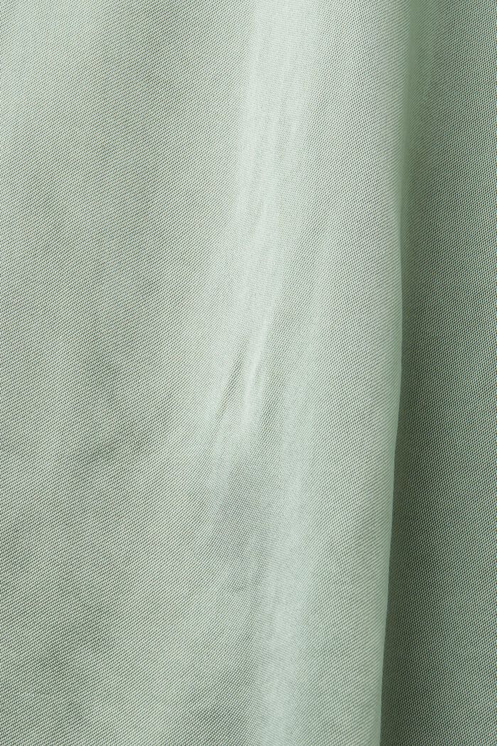 Tričko ze směsi materiálů, LENZING™ ECOVERO™, PALE KHAKI, detail image number 5