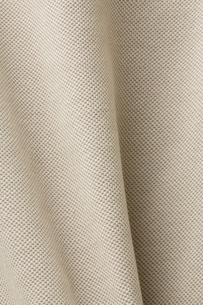 Kalhoty z pleteného žerzejového piké, BEIGE, detail image number 6