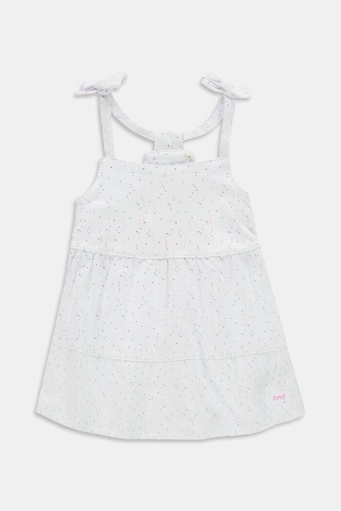Laclové šaty z žerzeje, WHITE, detail image number 0