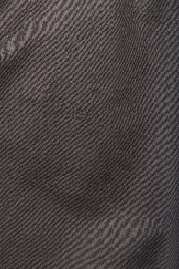 Šortky ve stylu chino, z udržitelné bavlny, DARK GREY, detail image number 6