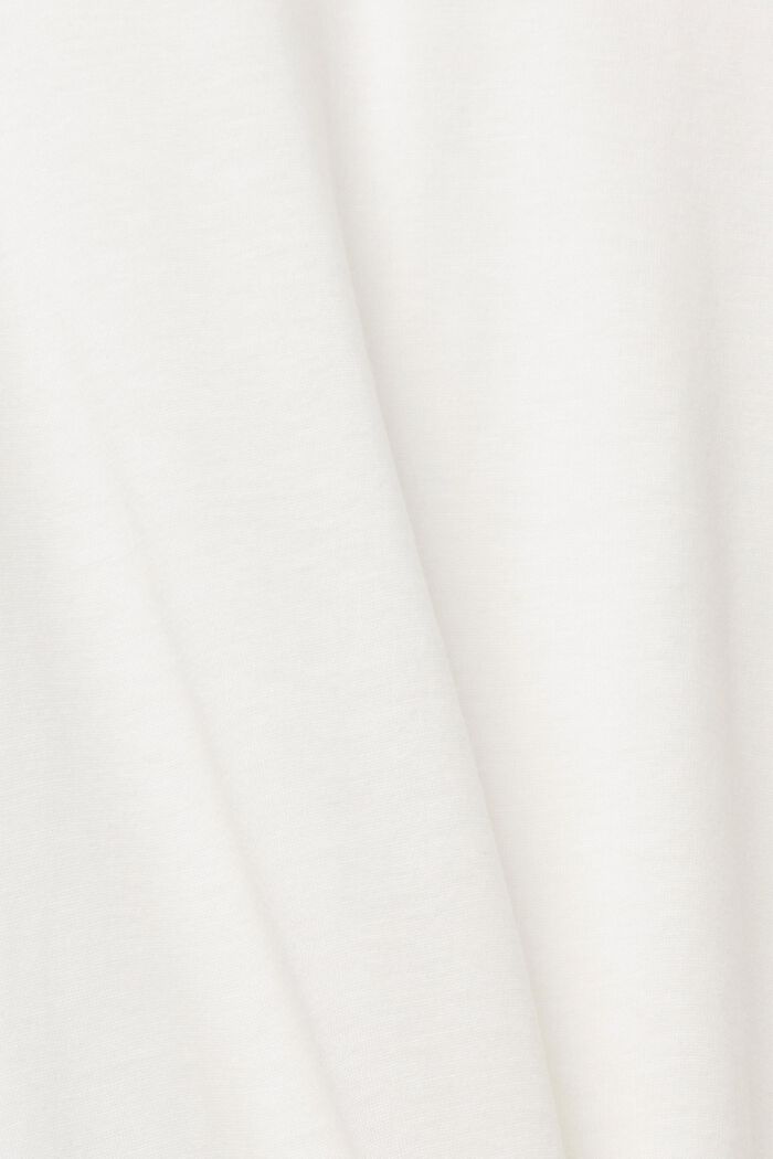 S materiálem TENCEL™: triko se stojáčkem, OFF WHITE, detail image number 5