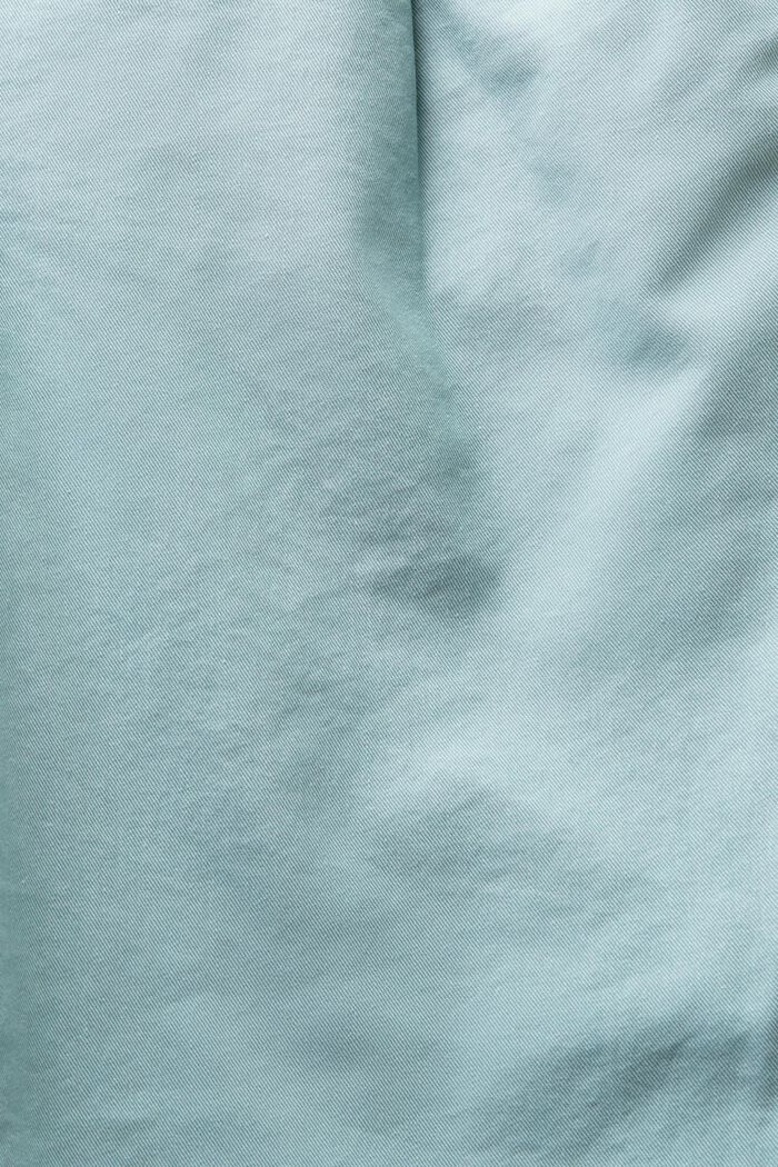 Kalhoty chino s opaskem, LIGHT GREEN BLUE, detail image number 6