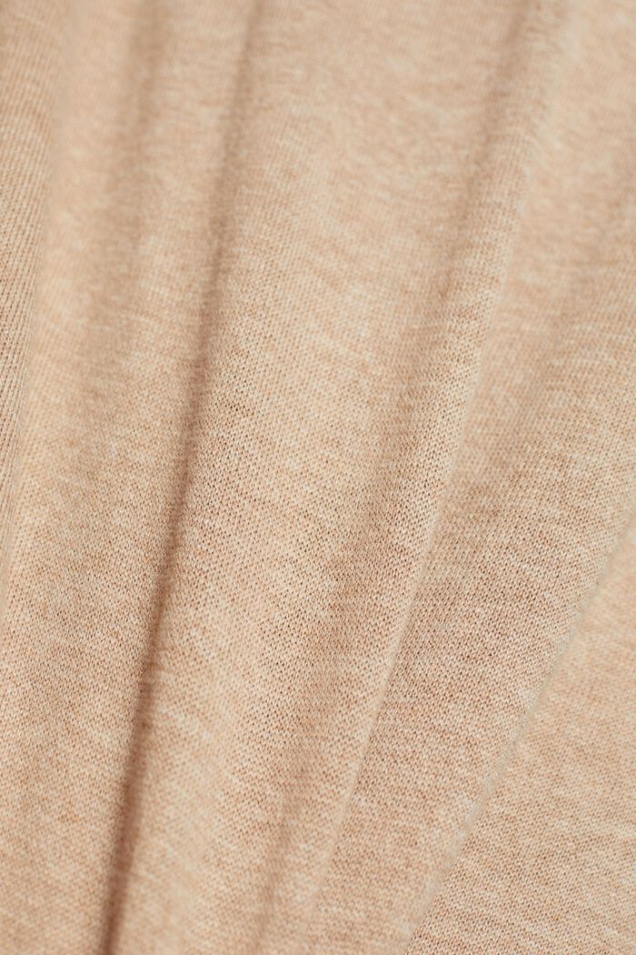 Midi šaty z pleteniny, TAUPE, detail image number 5