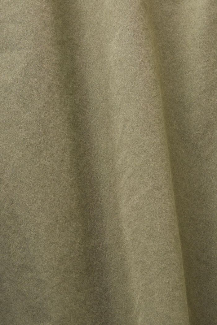 Natahovací cargo sukně, 100% bavlna, KHAKI GREEN, detail image number 6