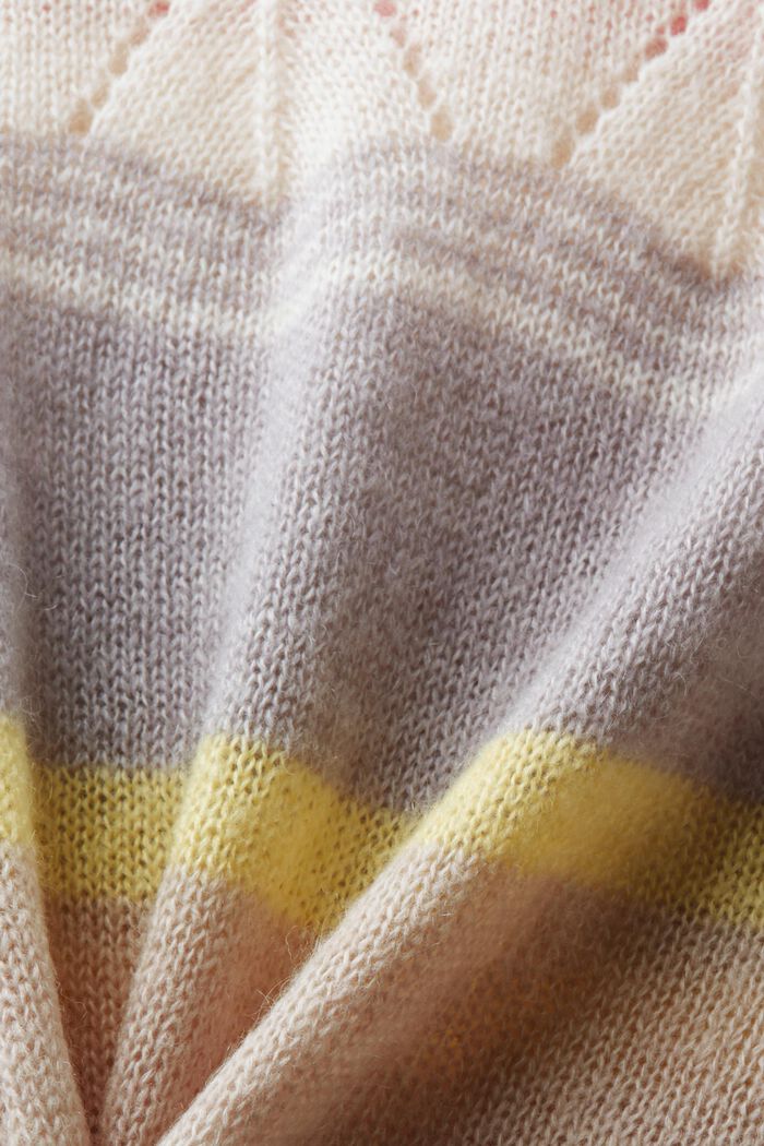 Pruhovaný pulovr s kulatým výstřihem, ICE, detail image number 5