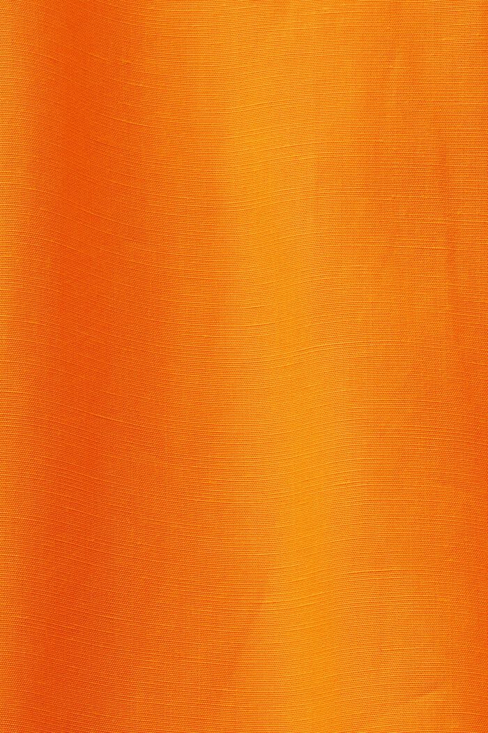Košilová halenka oversize, BRIGHT ORANGE, detail image number 5