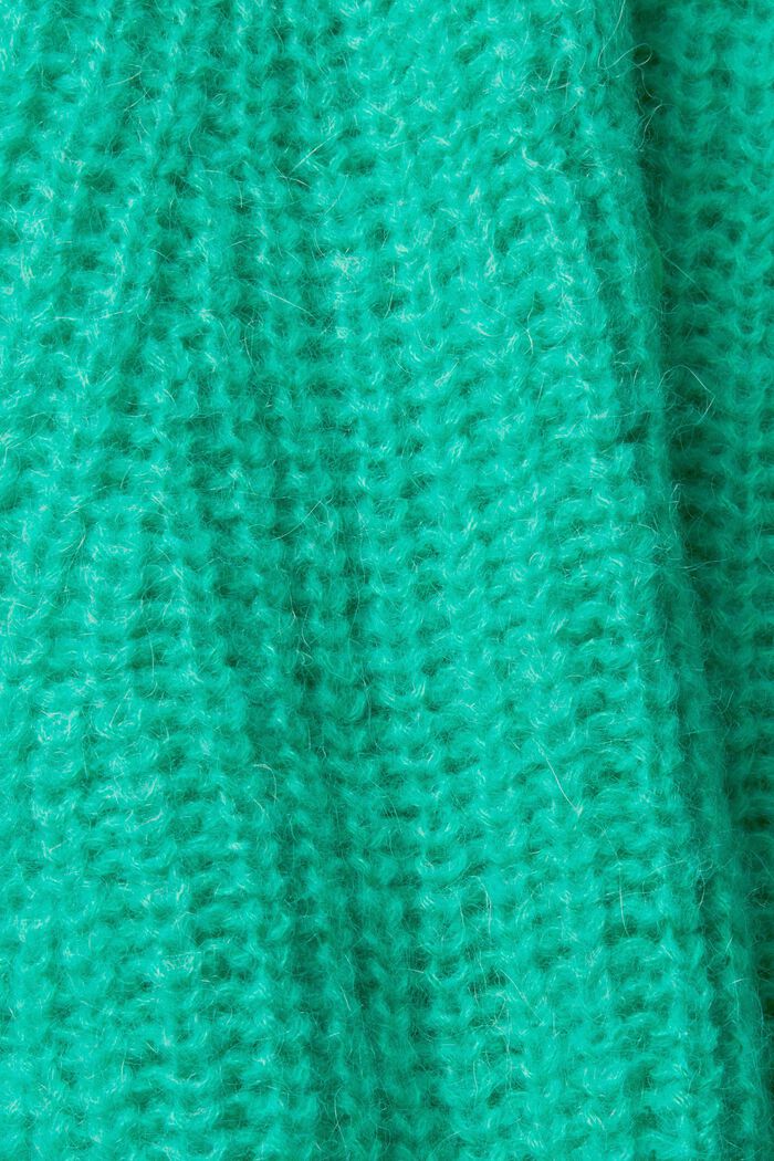 Pletený kardigan ze směsi s alpakou, LIGHT GREEN, detail image number 1