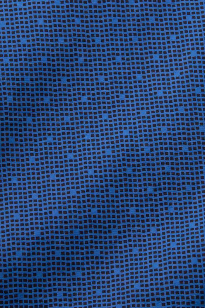 Propínací vzorovaná košile, 100% bavlna, BRIGHT BLUE, detail image number 4