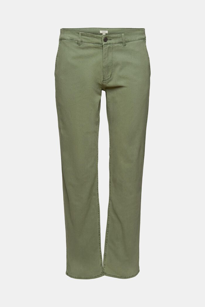 Kalhoty chino z bavlny, GREEN, detail image number 7