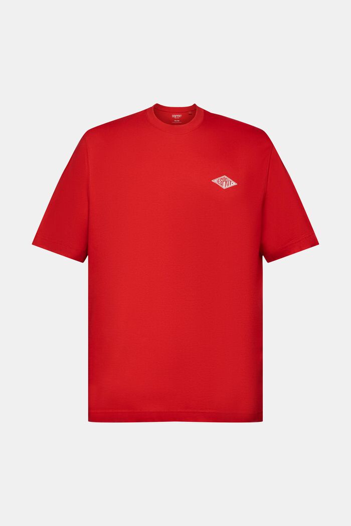 Tričko s krátkým rukávem a s logem, DARK RED, detail image number 5