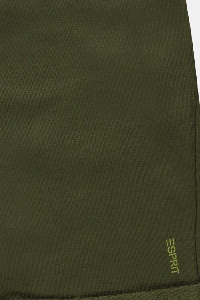 Balení 2 ks teplákových šortek, 100% bavlna, OLIVE, detail image number 2