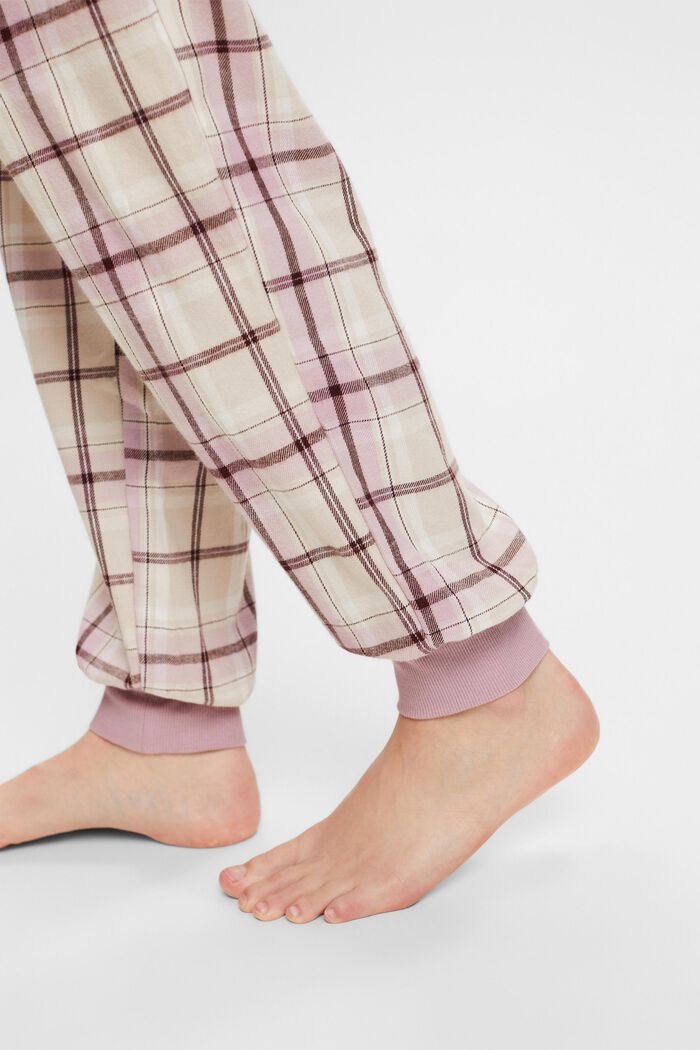 Pyžamová souprava s dlouhými rukávy i nohavicemi, SAND, detail image number 4