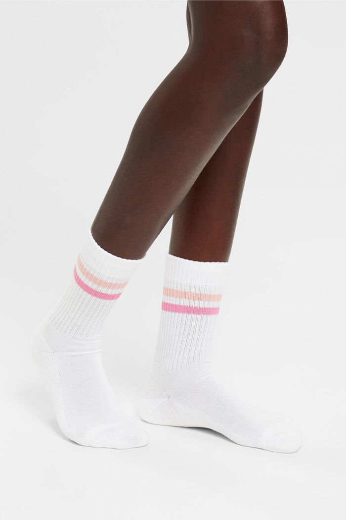 2 páry sportovních ponožek, bio bavlna, WOOLWHITE, detail image number 2