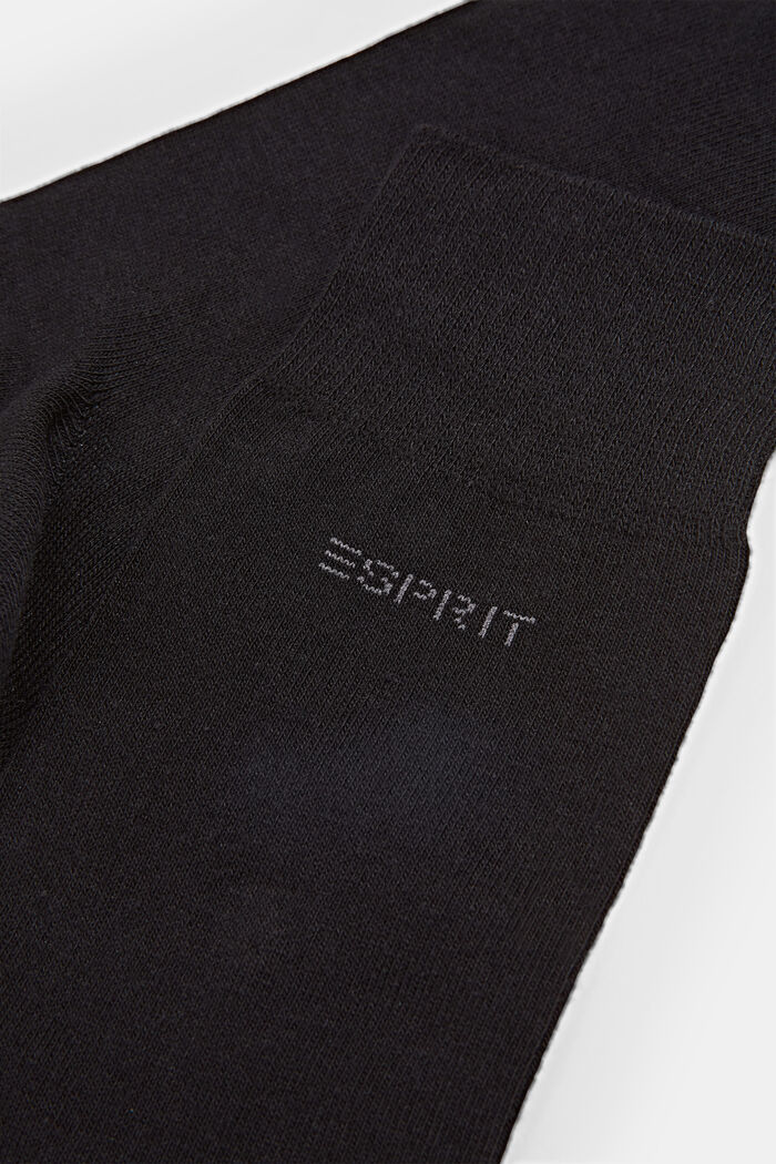 Ponožky ze směsi s bio bavlnou, 5 párů v balení, BLACK, detail image number 1