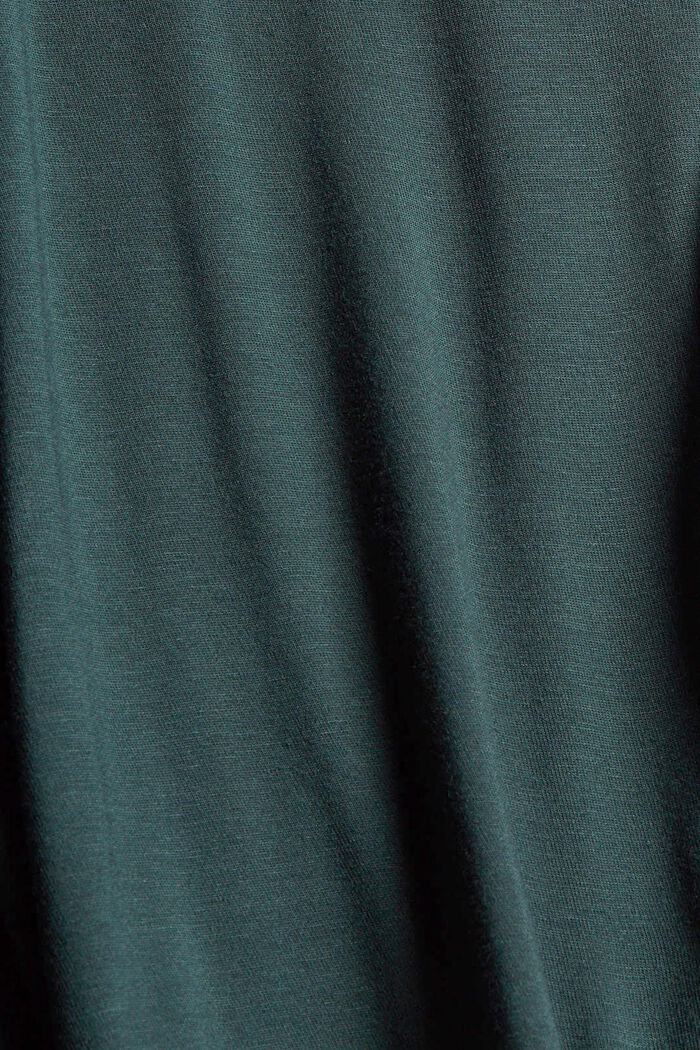 Žerzejové pyžamo z materiálu LENZING™ ECOVERO™, DARK TEAL GREEN, detail image number 4