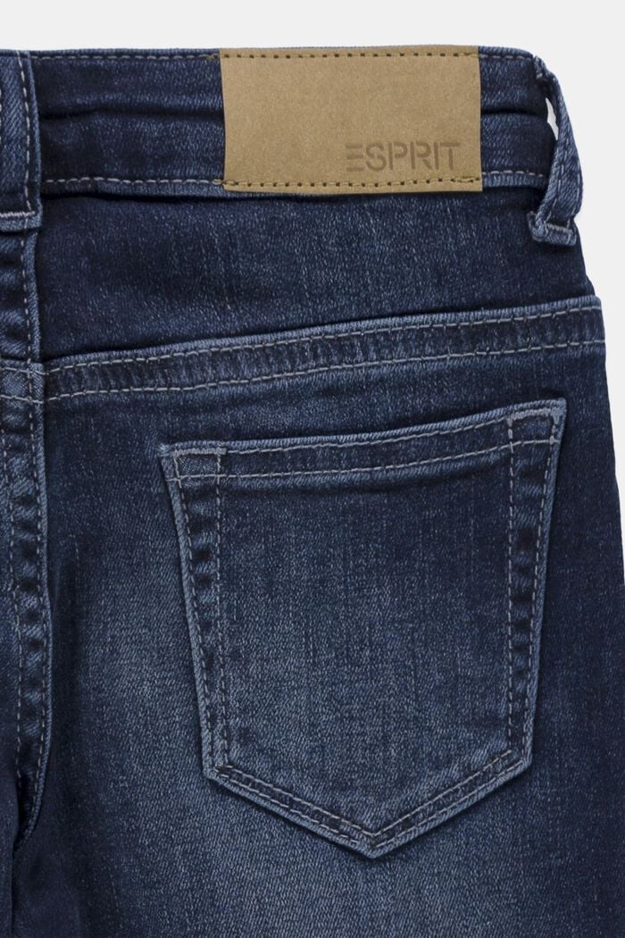 Reflexní džíny s nastavitelným pasem, BLUE DARK WASHED, detail image number 2