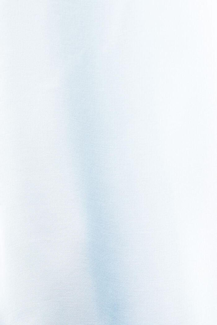 Saténová halenka s krátkým rolákovým límcem, LIGHT BLUE, detail image number 5