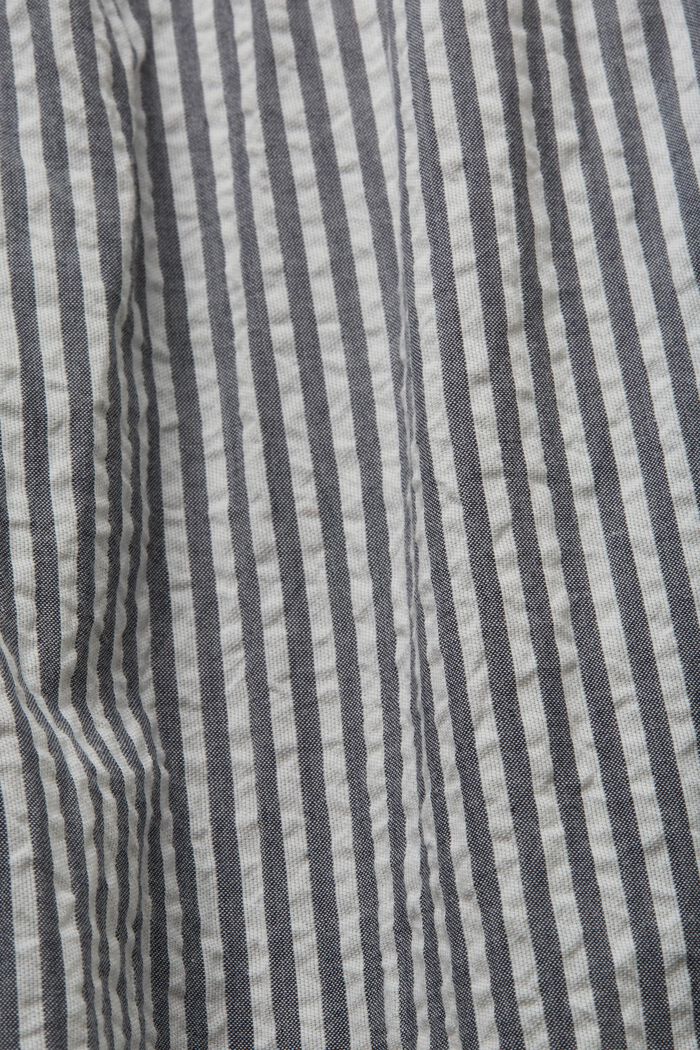 CURVY šaty z materiálu seersucker, 100% bavlna, NAVY, detail image number 5