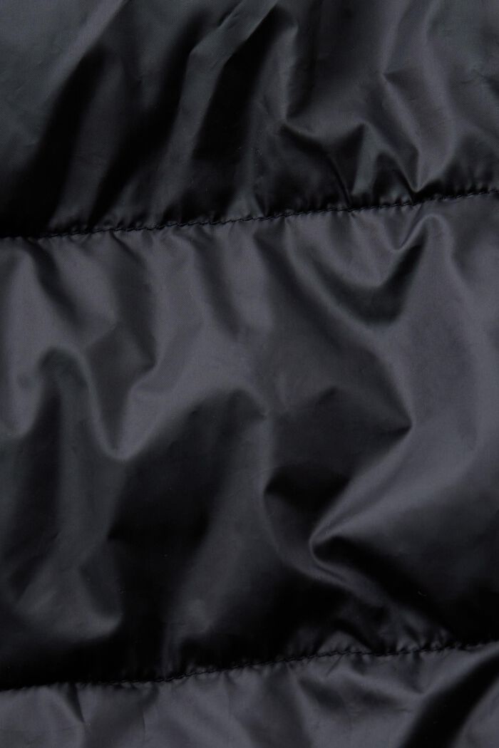 Sportovní zateplená vesta s kapucí, BLACK, detail image number 6