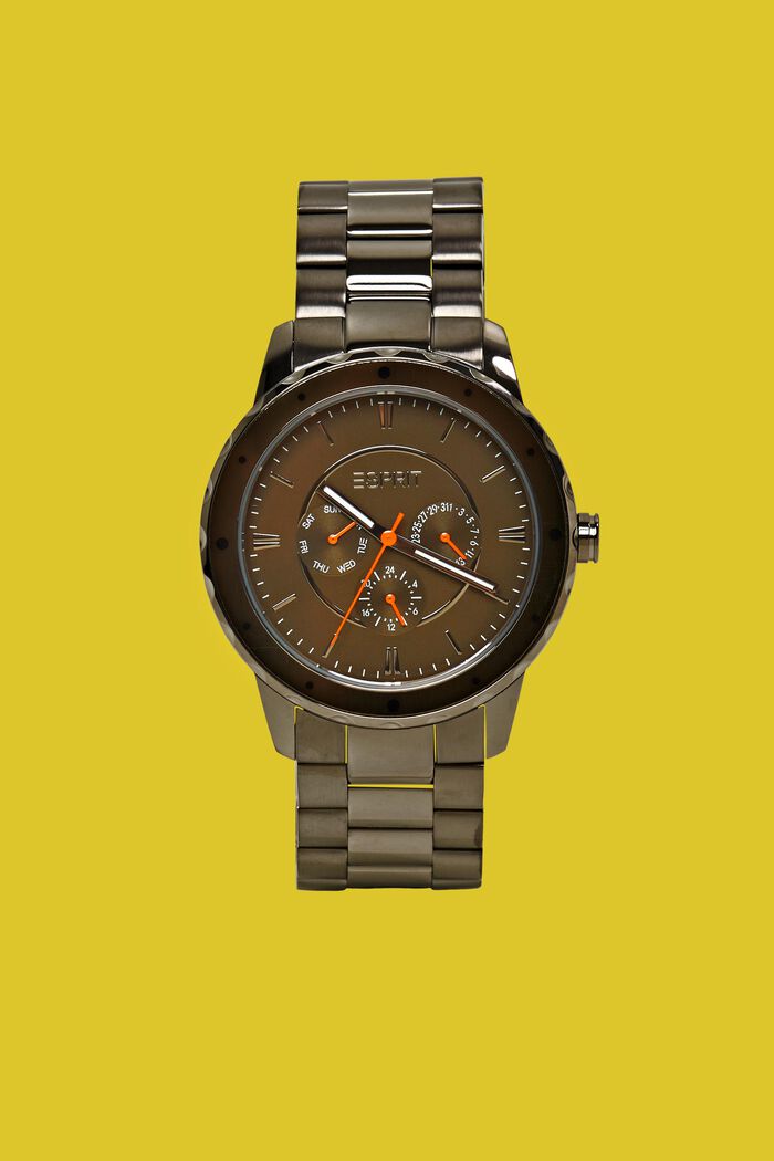 Nerezové hodinky s článkovým náramkem, GREY, detail image number 0
