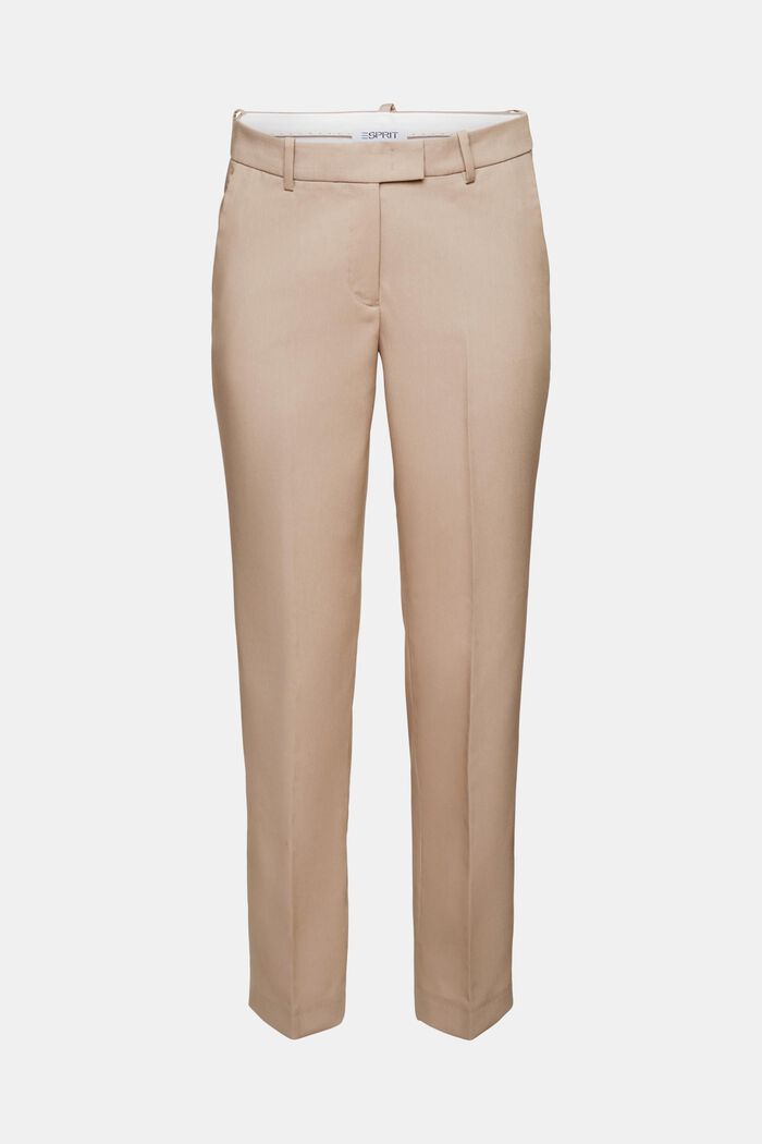 Rovné kalhoty s nízkým pasem, LIGHT TAUPE, detail image number 6